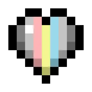 Demiflux Pride Flag Hearts (7-Color Vertical)