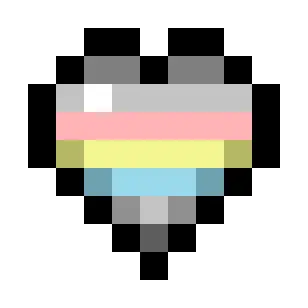 Demiflux Pride Flag Hearts (7-Color)
