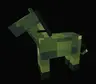 Pixelated horses