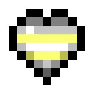 Demigender Pride Flag Hearts (7-Color)