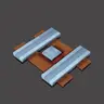 cartoon rails 3D