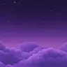 Purple Clouds Sky Overlay