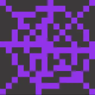 Purple Cobwebs + Outlines