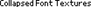 Collapsed Font