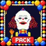 Scary villager clown