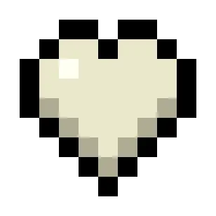 Sand Themed Hearts (Monochrome)
