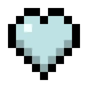 Duck Egg Gray Hearts (Monochrome)