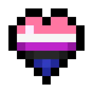 Genderfluid Pride Flag Hearts (5-Color)