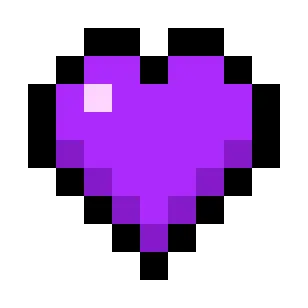 Purple Hearts (Monochrome)