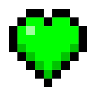 Green Hearts (Monochrome)