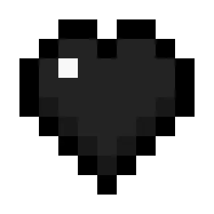 Dark Gray Hearts (Monochrome)