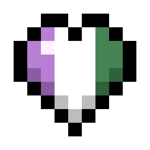 Genderqueer Pride Flag Hearts (Tricolor Vertical)