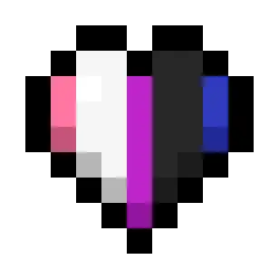 Genderfluid Pride Flag Hearts (5-Color Vertical Alt)