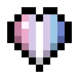 Bigender Pride Flag Hearts (7-Color Vertical)