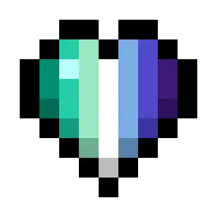 Gay MLM Pride Flag Hearts (7-Color Vertical)
