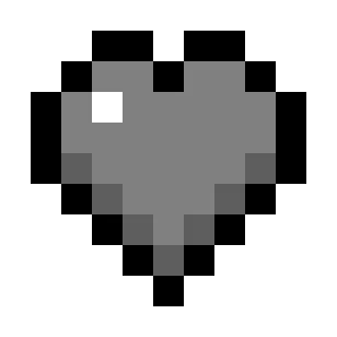 Gray Hearts (Monochrome)