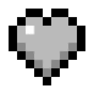 Light Gray Hearts (Monochrome)