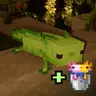 Green Axolotl X Axolotl Buckets