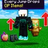 Minecraft But.. Jumping Gives OP Items!