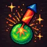 Sticky Fireworks