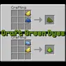 Craft green dyes
