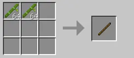 Horizontal Bamboo Sticks
