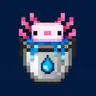 Colorful Axolotl Buckets YS