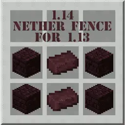1-14 Nether Fence for 1-13