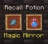 Recall Potion & Magic Mirror