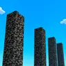 Pillars of bedrock