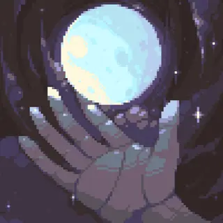 Handheld Moon - (with flashlight)