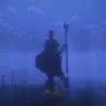 Sunken Warrior Statue