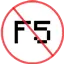 Disable F5