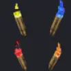 Colorful Torches