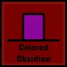 Colored Obsidian