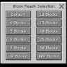 Customizable Block Reach
