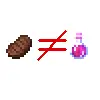 Steak is not a Potion