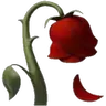 Wilted Rose Emoji