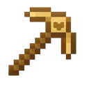 Golden heart pick