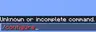 No Client Commands
