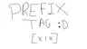 Prefix Tag