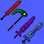 Minecraft Gamers Swords