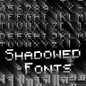 Shadowed Fonts - Small Caps