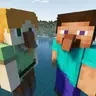 Alex and Steve Villagers