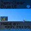 Semi Translucent Dark Mode GUI With Cornflower Blue Ridges