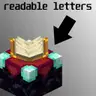 Readable letters