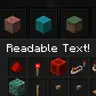 White Container Text