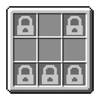 Crafter GUI Lock Icons