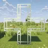 Fusion Tin Framed Glass