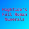HighTide's Full Roman Numerals
